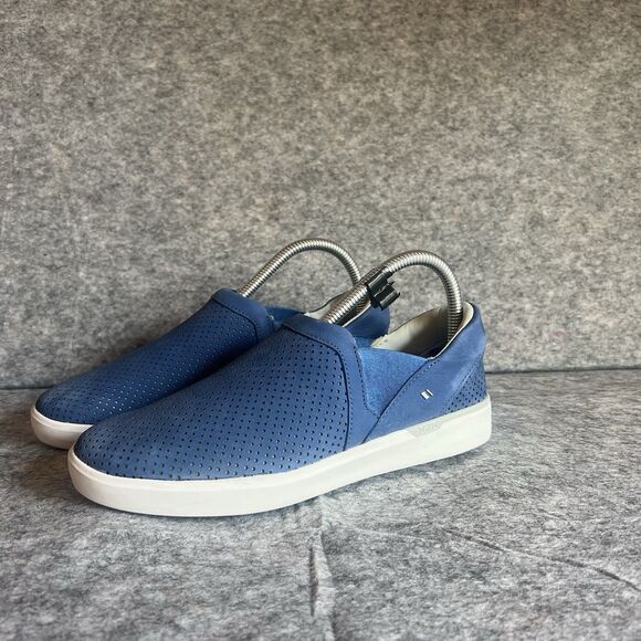 Kizik Shoes Womens 6.5 Vienna Blue Slip On Hands Free Sneaker Loafer Casual Low - Picture 1 of 9